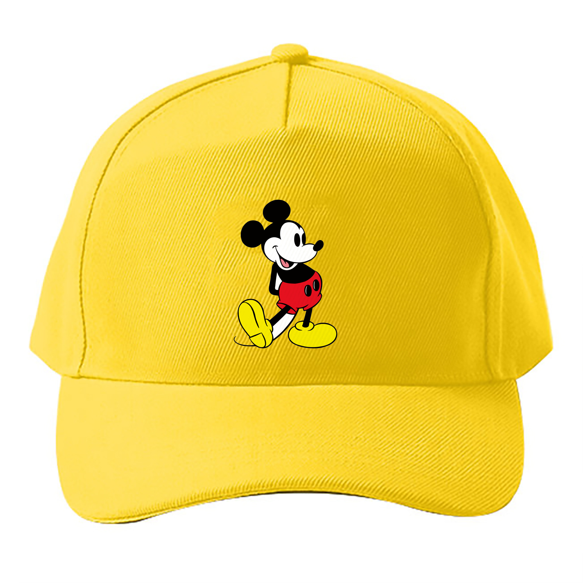 （画像用） ミッキーマウス Mickey Mouse ベースボールキャップ 綿100％ 男女兼用 帽子 スポーツ